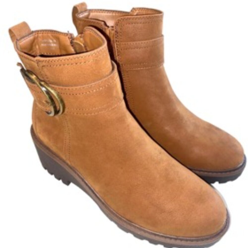 Bamboo Bootie Hopeful Women's Chelsea Boots Brown Tan Size 6.5 - Picture 4 of 6